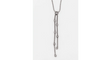 Collier Collier style négligé en or blanc 18 ct et diamants 58 Facettes