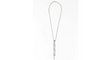 Collier Collier style négligé en or blanc 18 ct et diamants 58 Facettes
