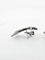 Boucles d'oreilles Boucles d'oreilles comète point lumineux en or blanc et diamants 58 Facettes