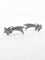 Boucles d'oreilles Boucles d'oreilles comète point lumineux en or blanc et diamants 58 Facettes
