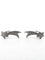Boucles d'oreilles Boucles d'oreilles comète point lumineux en or blanc et diamants 58 Facettes