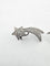 Boucles d'oreilles Boucles d'oreilles comète point lumineux en or blanc et diamants 58 Facettes