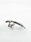 Boucles d'oreilles Boucles d'oreilles comète point lumineux en or blanc et diamants 58 Facettes