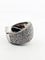 Bague 61 Bague en or blanc 18 carats sertie de diamants 3,50 ct 58 Facettes