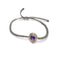 Bracelet Pulsera goutte d’eau en or jaune 18K avec diamants et améthyste 58 Facettes UKA000077GM