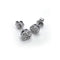 Bague Boucles d'oreilles solitaires - Diamants naturels en or blanc 18 ct 58 Facettes UKA000084GM