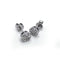 Bague Boucles d'oreilles solitaires - Diamants naturels en or blanc 18 ct 58 Facettes UKA000084GM
