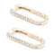 Boucles d'oreilles Boucles d’oreilles créoles - Diamants en or jaune 18 K 58 Facettes UKA000094FV