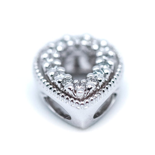 Pendentif Pendentif goutte en or blanc 18K et diamants 58 Facettes UKA000106LF