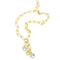 Collier Collier « Cœurs » en or jaune et or blanc 18 carats 58 Facettes D359655LF