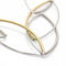 Collier Carl Dau - Collier en or jaune 18 kt et acier 58 Facettes D359994JC