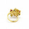 Bague 56.5 Color Bubbles - Bague en or jaune 18 carats et diamants 58 Facettes D360262JE