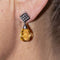 Boucles d'oreilles Briolé - Boucles d'oreilles en or 18 carats avec citrines et diamants 58 Facettes D360265JE