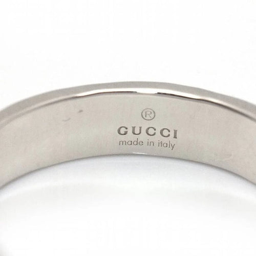 Bague 53.5 Gucci Icon - Bague motif GG en or blanc 18 carats 58 Facettes D360471FJ