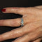 Bague 56 CENTOVENTUNO - Bague en or blanc 18 carats avec diamants et topazes bleues 58 Facettes D360500FJ