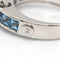 Bague 56 CENTOVENTUNO - Bague en or blanc 18 carats avec diamants et topazes bleues 58 Facettes D360500FJ