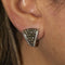 Boucles d'oreilles CENTOVENTUNO - Boucles d'oreilles en or blanc 18 carats et diamants 58 Facettes D360529FJ