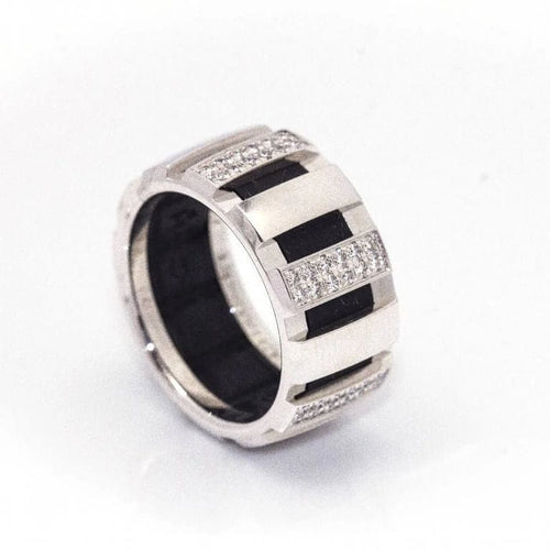 Bague 54 Chaumet Class One - Bague en or blanc 18 ct et diamants 58 Facettes D361589UZ