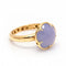 Bague 53 Pasquale Bruni Bon Ton - Bague en or rose 18 carats et calcédoine bleue 58 Facettes D361620UZ