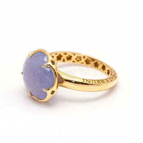 Bague 53 Pasquale Bruni Bon Ton - Bague en or rose 18 carats et calcédoine bleue 58 Facettes D361620UZ