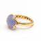 Bague 53 Pasquale Bruni Bon Ton - Bague en or rose 18 carats et calcédoine bleue 58 Facettes D361620UZ