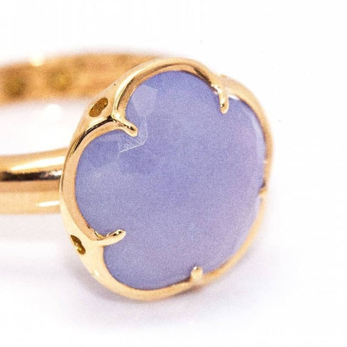 Bague 53 Pasquale Bruni Bon Ton - Bague en or rose 18 carats et calcédoine bleue 58 Facettes D361620UZ