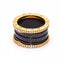 Bague 51 BVLGARI B.zero1 - Bague en or rose 18 carats et diamants 58 Facettes D361634UZ