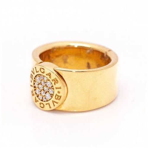 Bague 50.5 BVLGARI BVLGARI - Bague en or rose 18 carats et diamants 58 Facettes D361633UZ