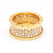Bague 58.5 BVLGARI B.zero1 - Bague en or rose 18 carats et diamants 58 Facettes D361631UZ