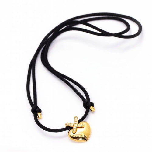 Collier Chaumet Liens Cœur - Collier en or rose 18 carats et diamants 58 Facettes D361638UZ