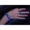 Bracelet JARRETIERE - Bracelet élastique en or blanc 18 kt, diamants et céramique bleue 58 Facettes D362071SO