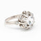 Bague 52.5 Bague en or blanc 18 carats avec diamants et béryl 58 Facettes D362790RR