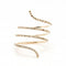Bague 50 - 52 Bague spirale en or rose 18 carats et diamants 58 Facettes D363120CG