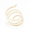 Bague 50 - 52 Bague spirale en or rose 18 carats et diamants 58 Facettes D363120CG