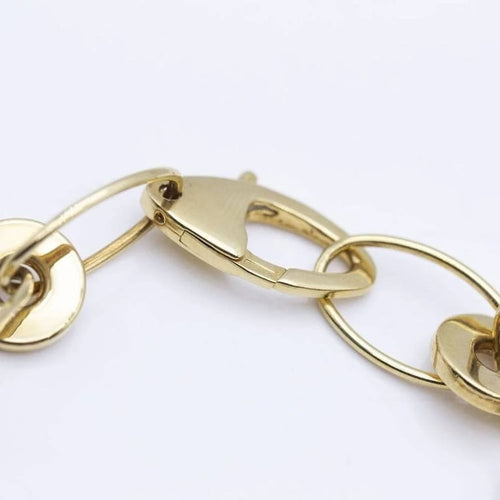Bracelet Bracelet d’auteur en or jaune 18 ct 58 Facettes N102866LF