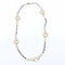 Collier Collier motif floral en or jaune 18 ct et spinelles noirs 58 Facettes N102870LF