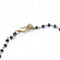 Collier Collier motif floral en or jaune 18 ct et spinelles noirs 58 Facettes N102870LF
