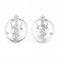 Boucles d'oreilles ADAGIO - Boucles d'oreilles en or blanc 18 ct et diamants 58 Facettes N102891