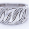 Bague 55 Bague large en or blanc 18 ct et diamants 58 Facettes N102883LF