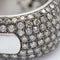 Bague 55 Rosse - Bague bicolore en or rose et or blanc 18 kt et diamants 58 Facettes N102895