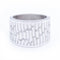 Bague 54 BAMBU - Bague en or blanc 18 ct et diamants taille brillant 58 Facettes N102905