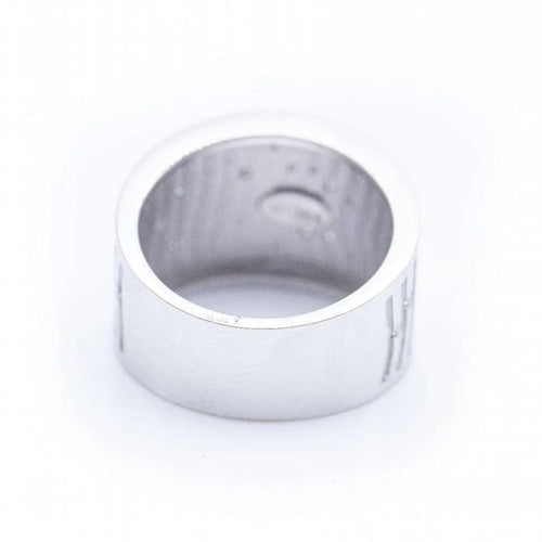 Bague 54 BAMBU - Bague en or blanc 18 ct et diamants taille brillant 58 Facettes N102905