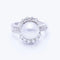 Bague 53 Bague en or blanc 18 ct avec perle de culture et diamants 58 Facettes N102930EJ