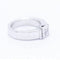 Bague 53 Bague en or blanc 18 ct avec diamants taille princesse et brillants 58 Facettes N102929EJ