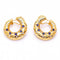 Boucles d'oreilles MEDIALUNA - Boucles d’oreilles en or jaune 18 ct, diamants et saphirs 58 Facettes N102935EJ