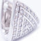 Boucles d'oreilles Boucles d’oreilles triangulaires en or blanc 18 ct et diamants 58 Facettes N102939EJ