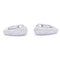 Boucles d'oreilles Boucles d'oreilles en or blanc 18 ct pavées de diamants 58 Facettes N102941EJ