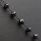 Collier Collier chapelet - Or blanc 18 ct et diamants noirs 58 Facettes D359131VN