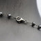 Collier Collier chapelet - Or blanc 18 ct et diamants noirs 58 Facettes D359131VN