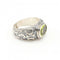 Bague 55 Bague en or jaune 18 carats et argent 925 avec péridot 58 Facettes D363899SO